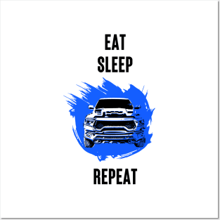 Eat Sleep Drive TRX Repeat Posters and Art